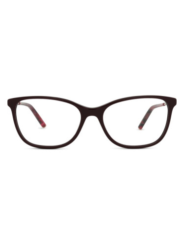 Carolina Herrera HER0197 6K3 16 54 - диоптрични очила, правоъгълна, дамски, червени