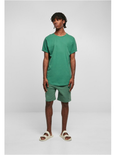 Мъжка дълга тениска в зелен цвят Urban Classics Long Shaped Tee