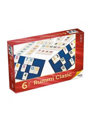 Настолна игра Rummi Classic Cayro (ES-PT-EN-FR-IT-DE) (ES-PT-EN-FR-IT-GR) (35 x 26 x 6 cm)