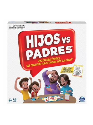 Настолна игра Spin Master Hijos vs Padres 206 Части
