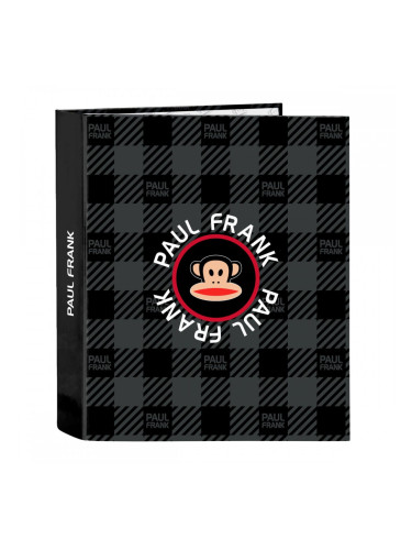 Папка с пръстени Paul Frank Campers Черен A4 (27 x 33 x 6 cm)