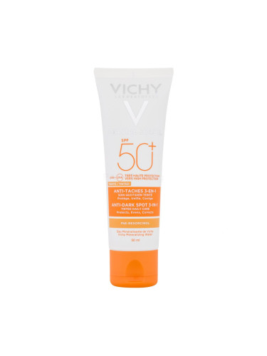 Vichy Capital Soleil Anti-Dark Spot 3-in-1 SPF50+ Дневен крем за лице за жени 50 ml