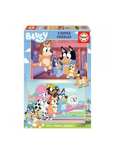 Комплект от 2 Пъзела Bluey 25 Части