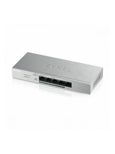 Суич ZyXEL GS1200-5HPV2-EU0101F RJ-45 PoE Сив