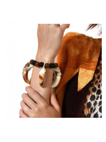 Гривна На зъби Многоцветен