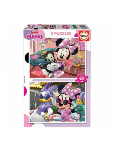 Пъзел Educa Minnie (2 x 20 pcs)