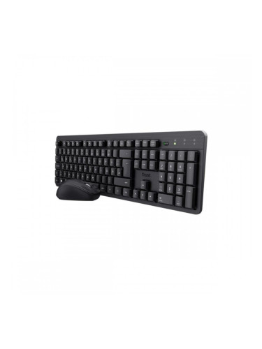Клавиатура с мишка Trust TKM-360 Черен Испанска Qwerty