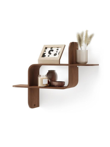 Рафт UMBRA MONTAGE за стенен монтаж - цвят орех