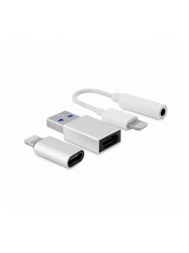 USB Cable CoolBox COO-CKIT-APPL Бял (1 броя)