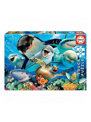 Пъзел Educa Selfie Under the Sea (100 pcs)