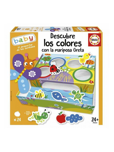 Образователна Игра Educa Descubre los Colores con La Mariposa Greta (ES)