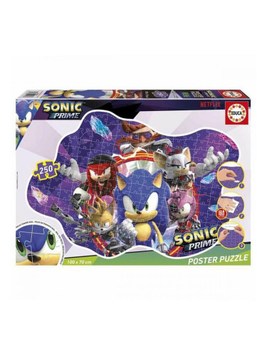 Комплект от 4 Пъзела Sonic Prime 250 Части