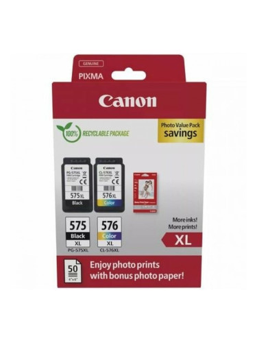 Оригиална касета за мастило Canon 5437C006 Черен/Циан/Магента/Жълт