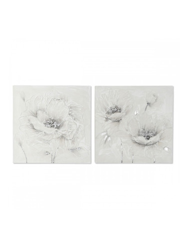 Картина Home ESPRIT Shabby Chic 80 x 3 x 80 cm (2 броя)