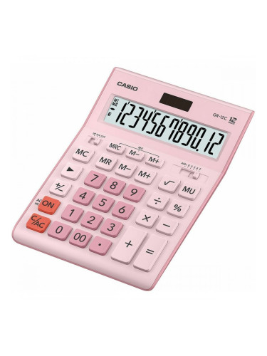 Калкулатор Casio GR-12C-PK-W-EP Смола