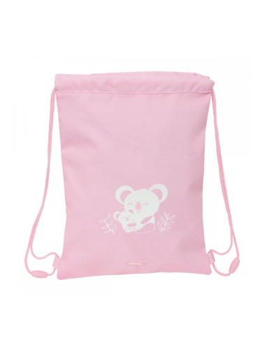 Раница с връвка Safta Koala Розов 26 x 34 x 1 cm