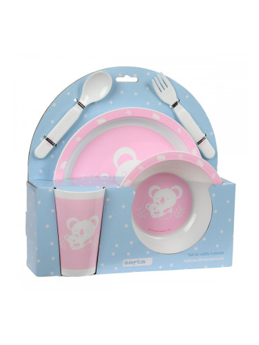 Детски комплект съдове Safta Koala полиестер 26 x 26 x 9 cm