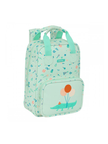 Детска раница Safta Fiesta Зелен 20 x 28 x 8 cm