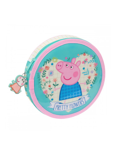 Ученически Комплект с Аксесоари Peppa Pig Pretty flowers Жълт Мента 18 Части