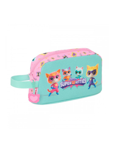 Пътническа Чанта SuperKitties Розов цвят тюркоаз 21,5 x 12 x 6,5 cm