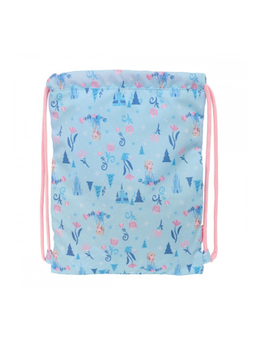 Раница с връвка Frozen Ice magic Син 26 x 34 x 1 cm