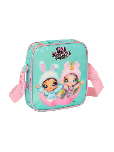 Чанта за Рамо Na!Na!Na! Surprise Bunny Розов цвят тюркоаз 16 x 18 x 4 cm