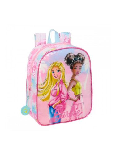 Училищна чанта Barbie Painterly Розов Небесно синьо 22 x 27 x 10 cm