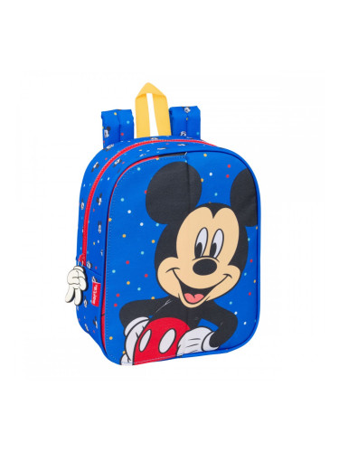 Училищна чанта Mickey Mouse Clubhouse Good day Син 22 x 27 x 10 cm