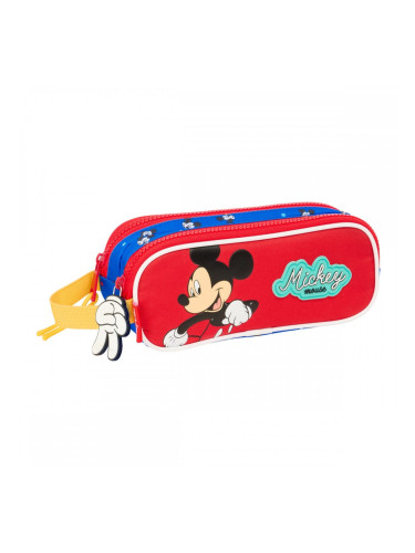 Двоен Моливник Mickey Mouse Clubhouse Good day Син 21 x 8 x 6 cm