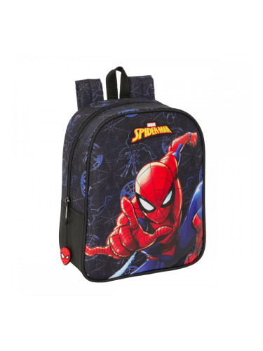 Училищна чанта Spider-Man Attack Черен 22 x 27 x 10 cm