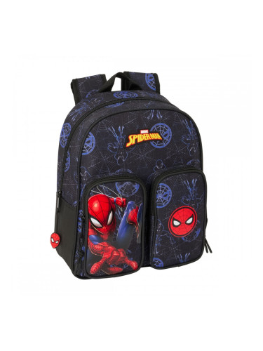 Училищна чанта Spider-Man Attack Черен 27 x 33 x 10 cm
