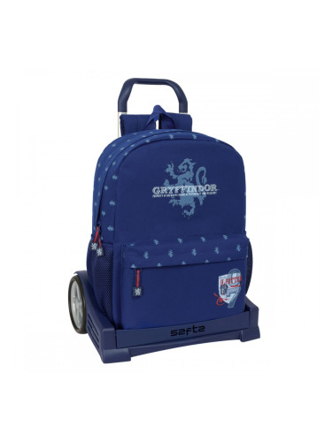 Училищна чанта с колелца Harry Potter Captain Морско син 32 x 43 x 14 cm