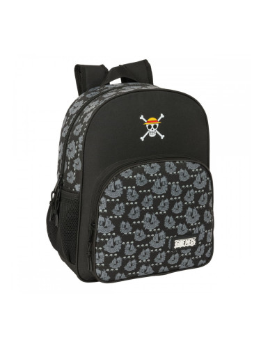 Училищна чанта One Piece Pirates Черен 32 x 38 x 12 cm