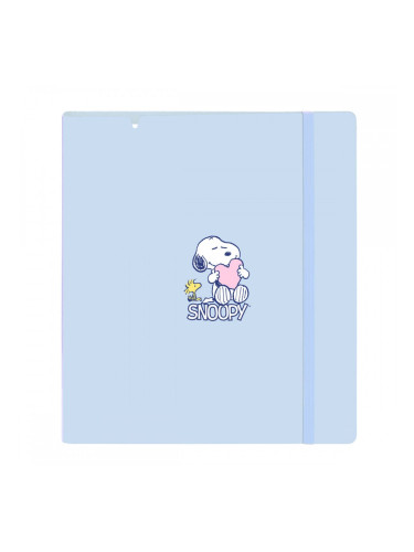 Папка с пръстени Snoopy Love Син 27 X 32 X 4 cm