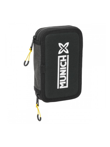 Ученически Комплект с Аксесоари Munich Topo Черен 12.5 x 19.5 x 4 cm 29 Части