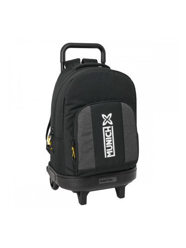 Училищна чанта с колелца Munich Topo Черен 33 x 45 x 22 cm