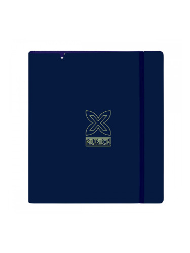 Папка с пръстени Munich North Морско син 27 X 32 X 4 cm