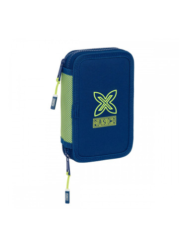 Ученически Комплект с Аксесоари Munich North Морско син 12.5 x 19.5 x 4 cm 29 Части