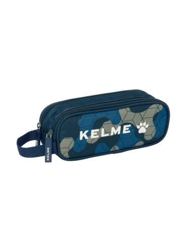 Двоен Моливник Kelme Epic Морско син 21 x 8 x 6 cm