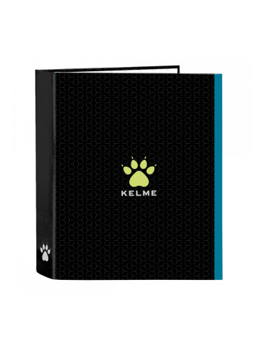 Папка с пръстени Kelme Iron Черен A4 27 x 33 x 6 cm