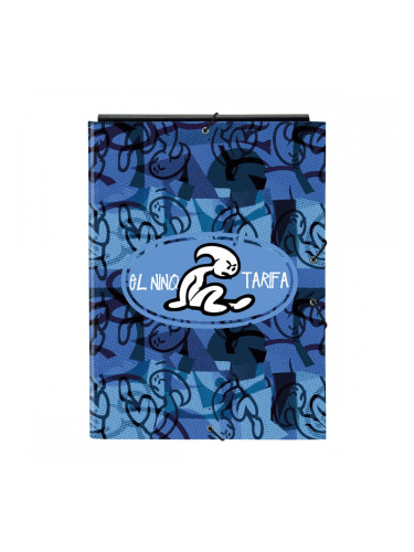 Папка с пръстени El Niño Roller Син Черен A4 26 x 33.5 x 2.5 cm