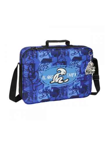 Ученическа Чанта El Niño Roller Син Черен 38 x 28 x 6 cm