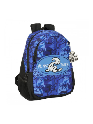 Училищна чанта El Niño Roller Син Черен 32 x 44 x 16 cm