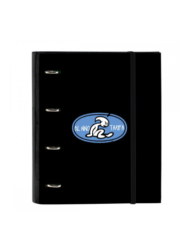 Папка с пръстени El Niño Roller Син Черен 27 x 32 x 3.5 cm