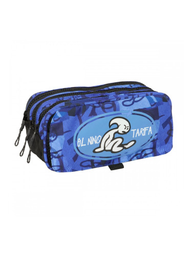 Троен Моливник El Niño Roller Син Черен 21,5 x 10 x 8 cm