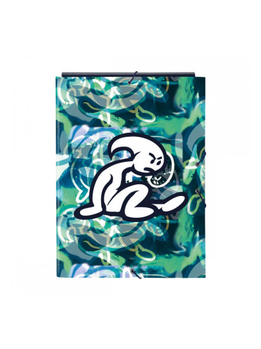 Папка с пръстени El Niño Kook Морско син A4 26 x 33.5 x 2.5 cm