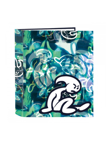 Папка с пръстени El Niño Kook Морско син A4 27 x 33 x 6 cm