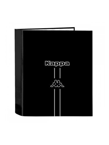 Папка с пръстени Kappa Dark Черен A4 27 x 33 x 6 cm