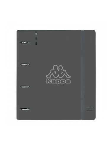 Папка с пръстени Kappa Dark Черен 27 X 32 X 4 cm