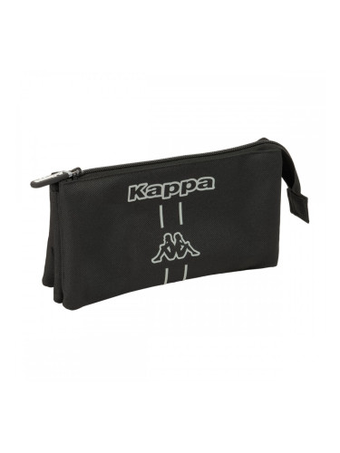 Троен Моливник Kappa Dark Черен 22 x 12 x 3 cm